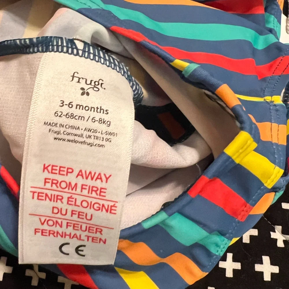 Frugi Baby Swimsuit. - Picture 4 of 4